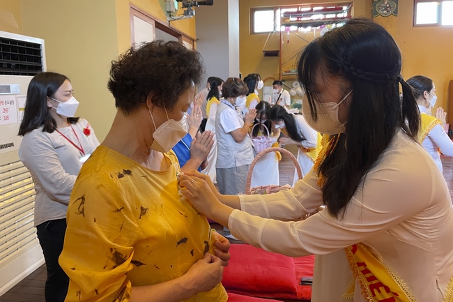 Ullambana Ceremony at Hoang Phap ashram in Jeonju - South Korea